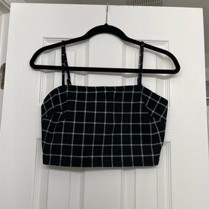 Black and White Forever 21 Tank Top